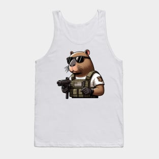 tactical capybara Tank Top